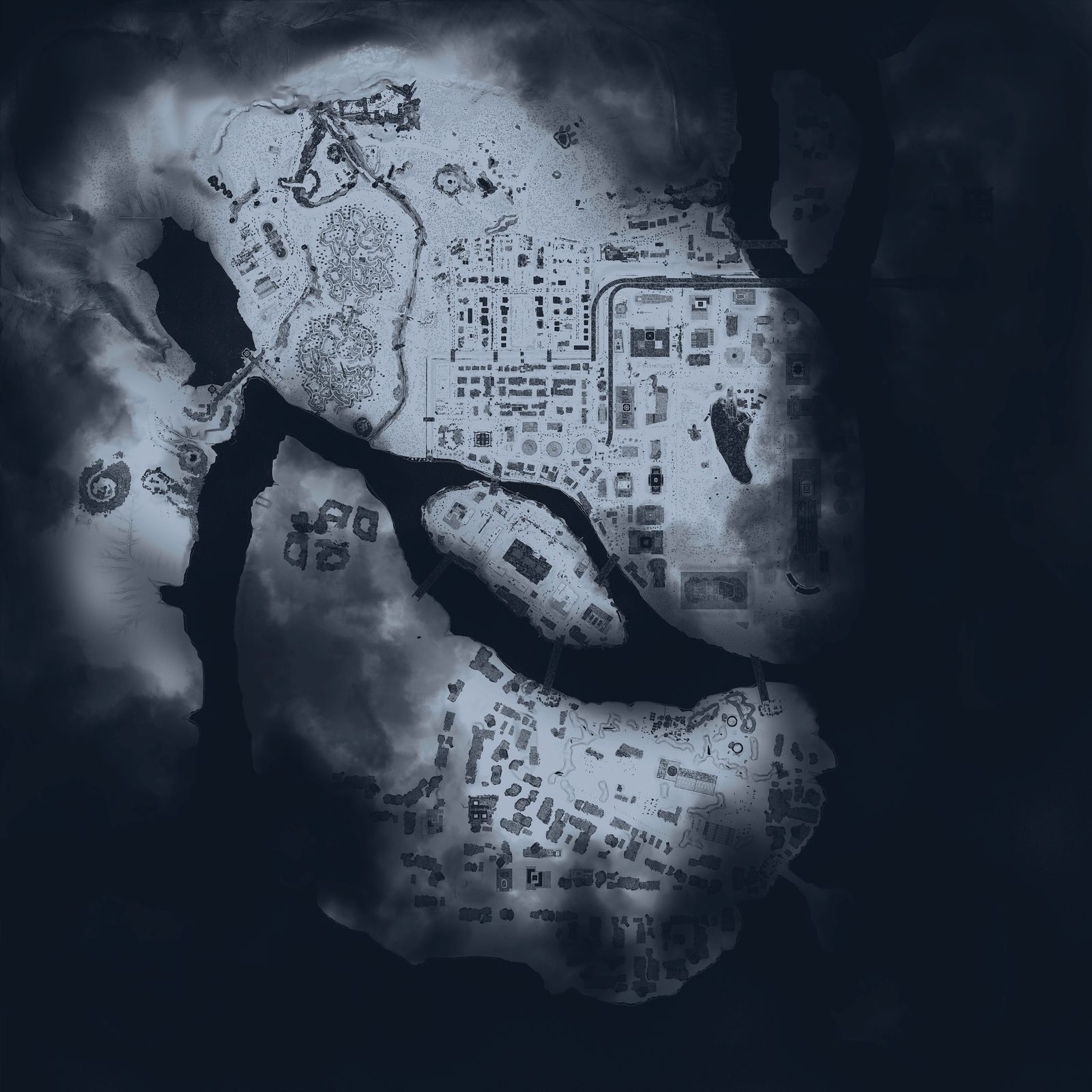 Actual Permafrost world map texture, extracted from the game's journal map
